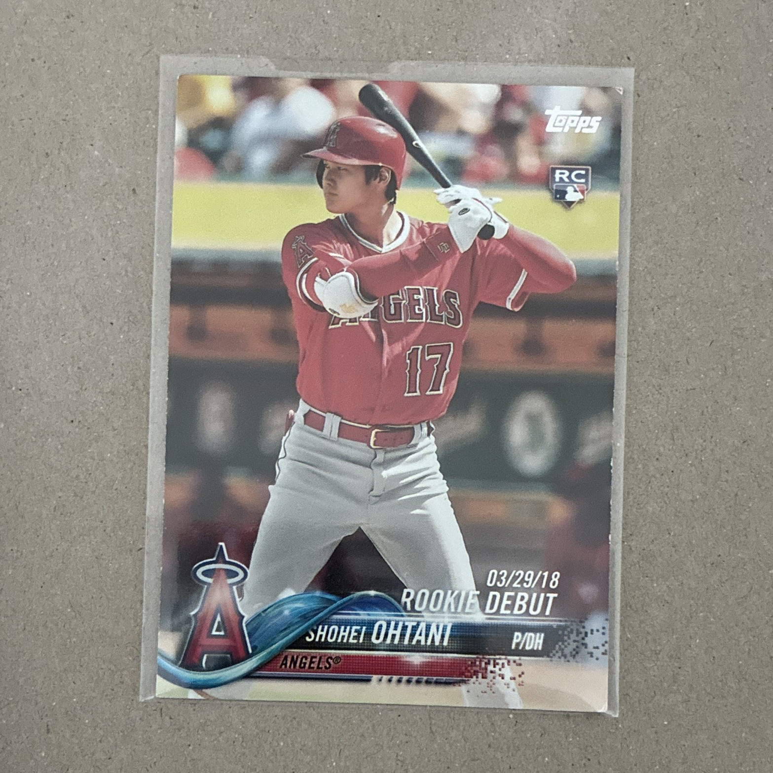 Topps 2018 Update Shohei Ohtani Rookie Debut RC Base Set #US285 Angels