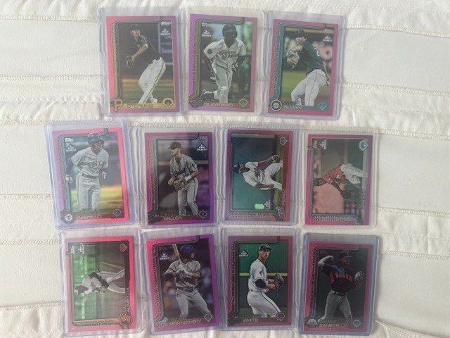 2025 Topps Pro Debut LOT OF 140 AUTOS! FUTURE STARS! ORANGE!GOLD! RED! BLACK!