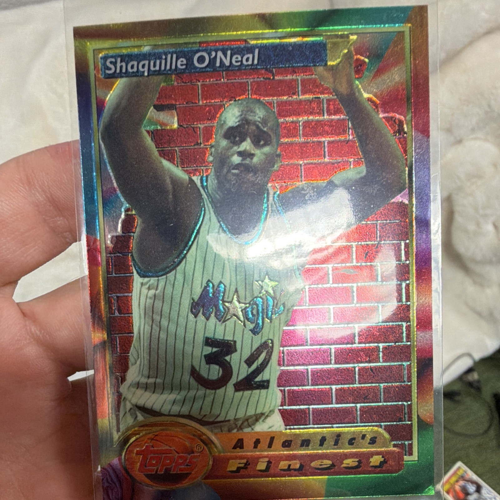 Topps Atlantic’s Finest 1993-94 Shaquille O’Neal Magic Insert #99