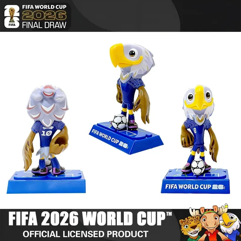 9cm/3.54in 2026 FIFA World Cup Official Licensed Mascot Set