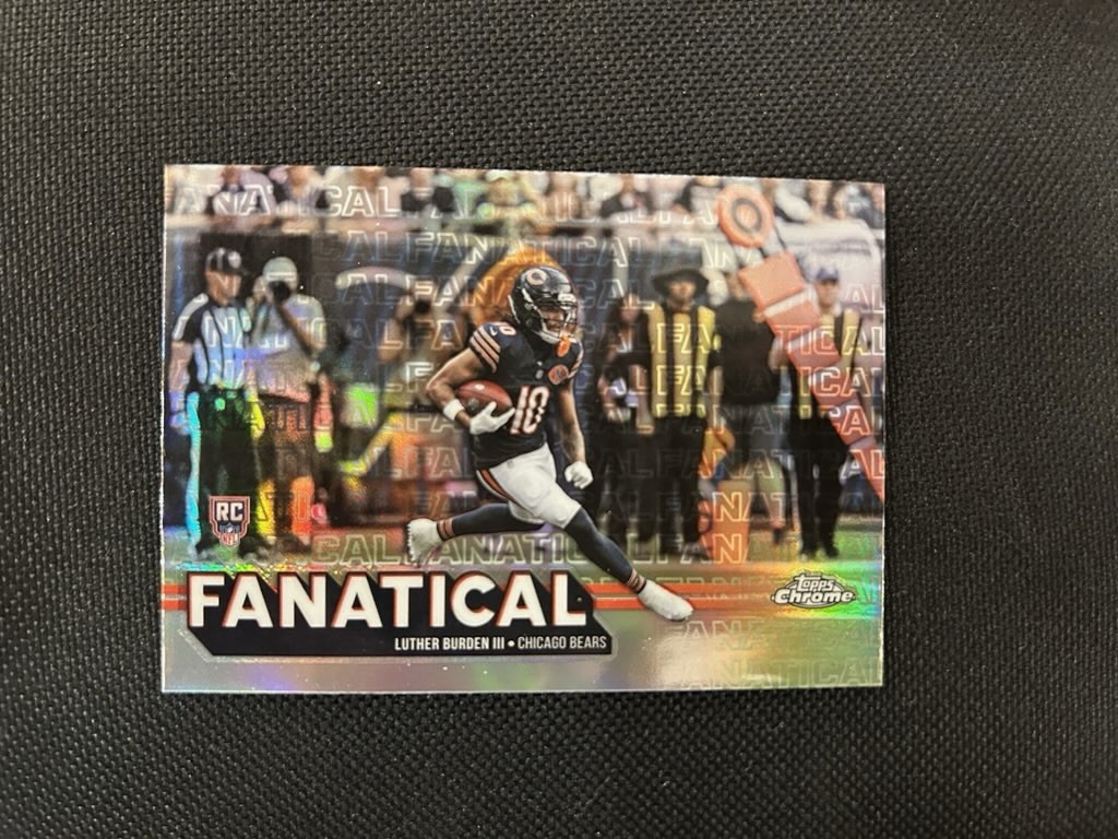 Chase Pack 2025 Topps Chrome Fanatical Luther Burden Case Hit SSP