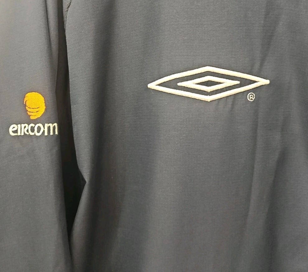 Vtg 2002 Republic of Ireland Umbro Training Jacket Eircom Mens M World Cup FAI