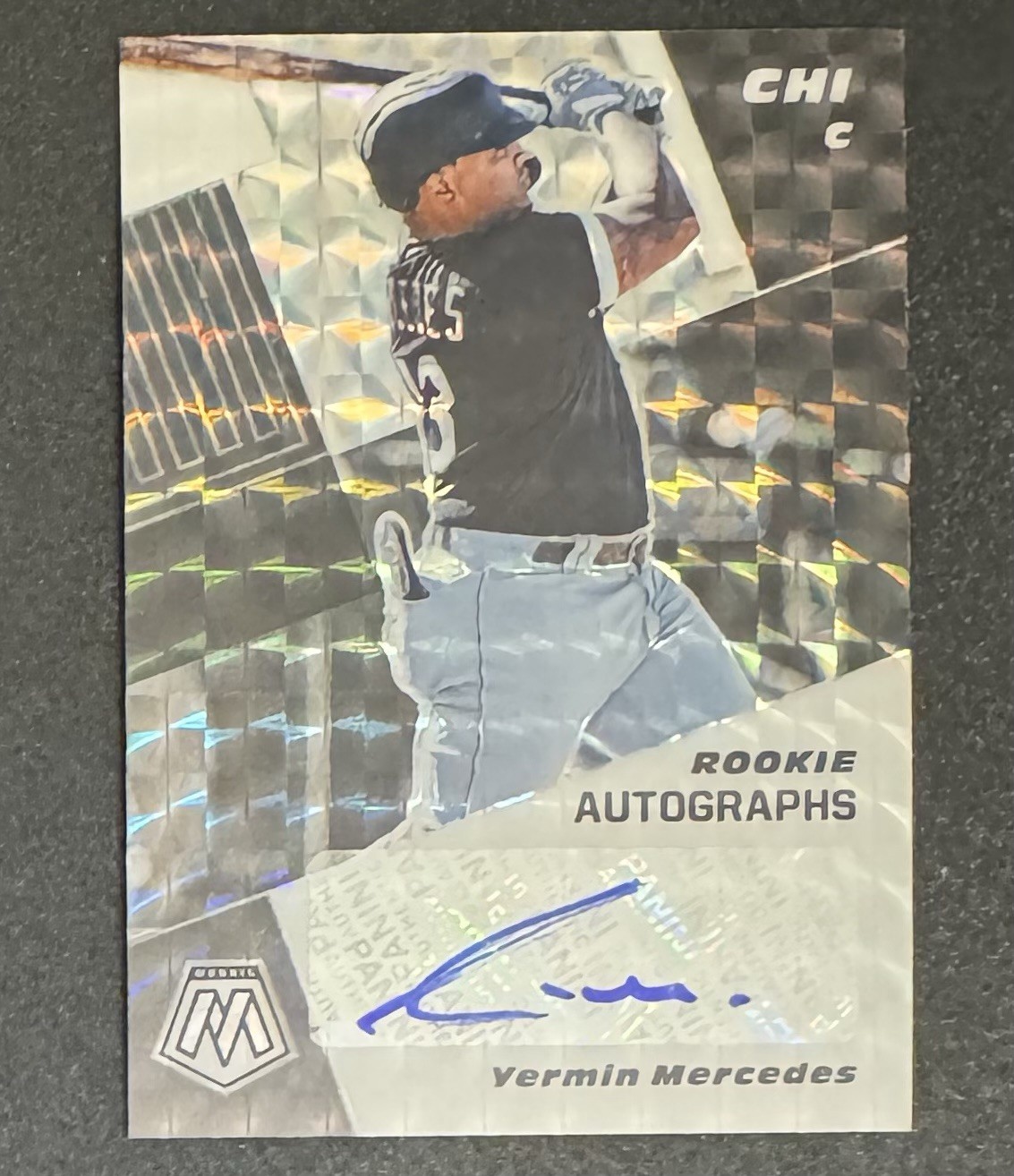 Yermin Mercedes 2021 Panini Mosaic ROOKIE Autographs AUTO Mosaic #RAM-YER
