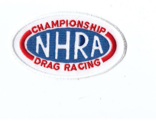 New 2 x 3 1/2″ NHRA Drag Racing Iron on Patch Free Ship
