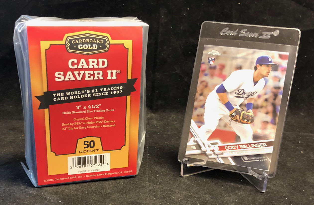 50 Ct Card Saver II Cardboard Gold PSA Graded Semi Rigid Holders BRAND NEW CS 2