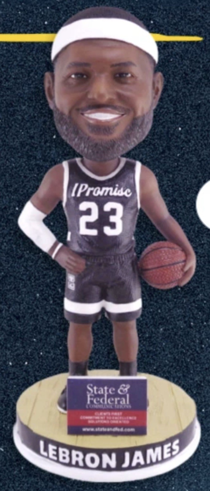 Akron RubberDucks LeBron James I Promise Bobblehead Cavaliers Lakers SGA 5/30/26