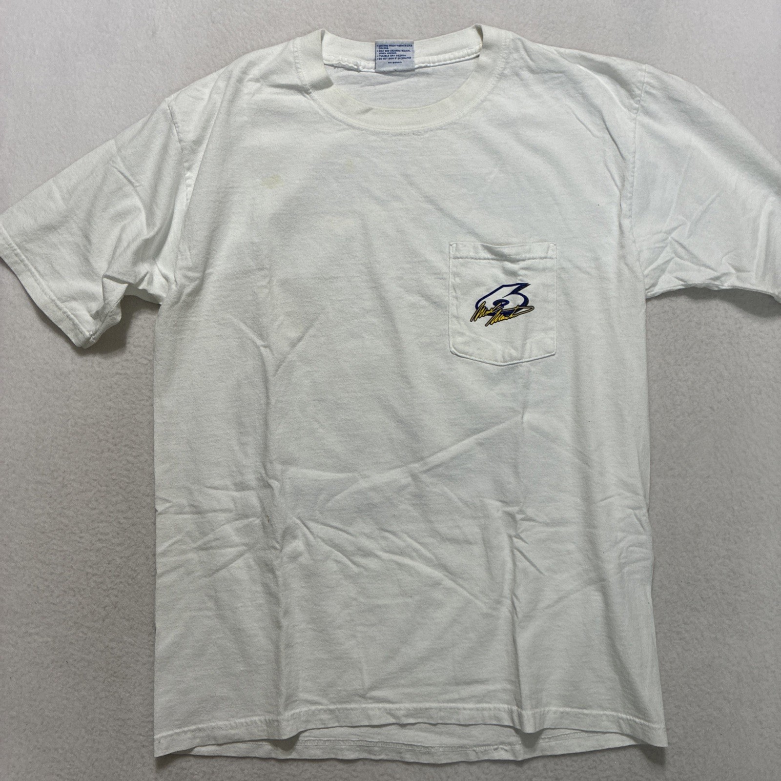 Vintage NASCAR T Shirt Mark Martin Roush Racing Viagra Large 90’s Made In USA