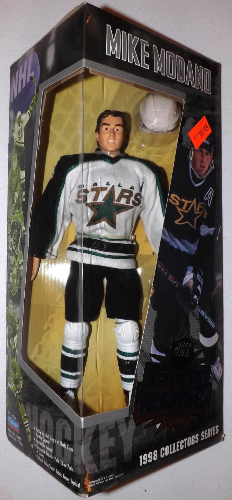 1998 NHL Pro Zone Mike Modano Dallas Stars 12″ Action Figure Collector’s Series
