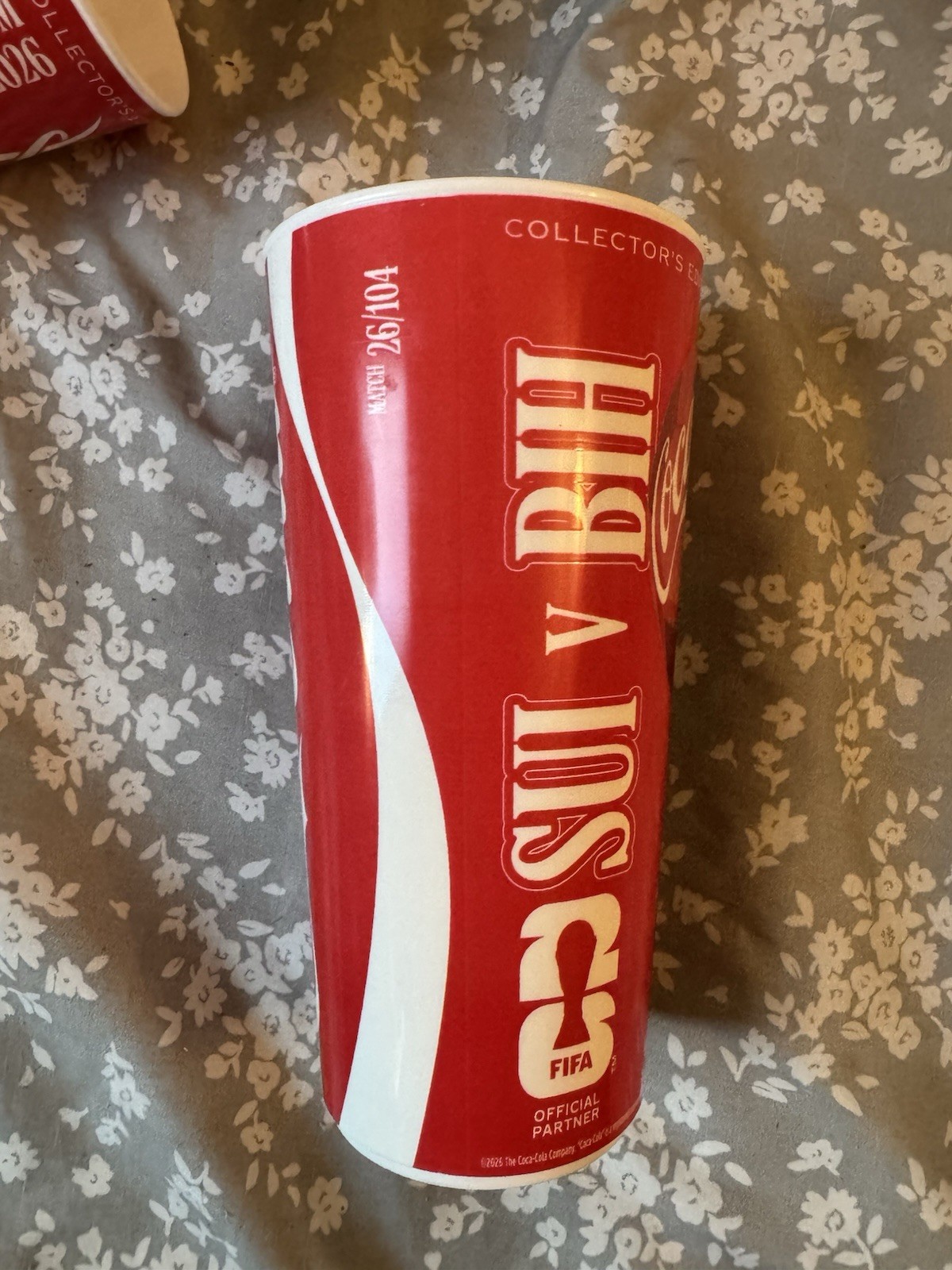 2026 FIFA World Cup Bosnia Switzerland Coca-Cola Match Day Collectors Cup 26/104