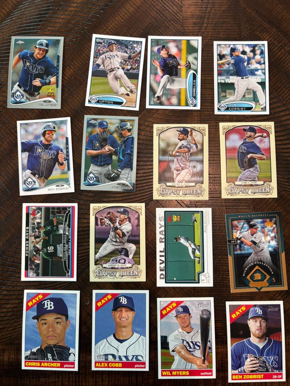 Lot Of 3200 Tampa Bay Rays Alex Cobb, Chris Archer, Randy Arozarena and More!