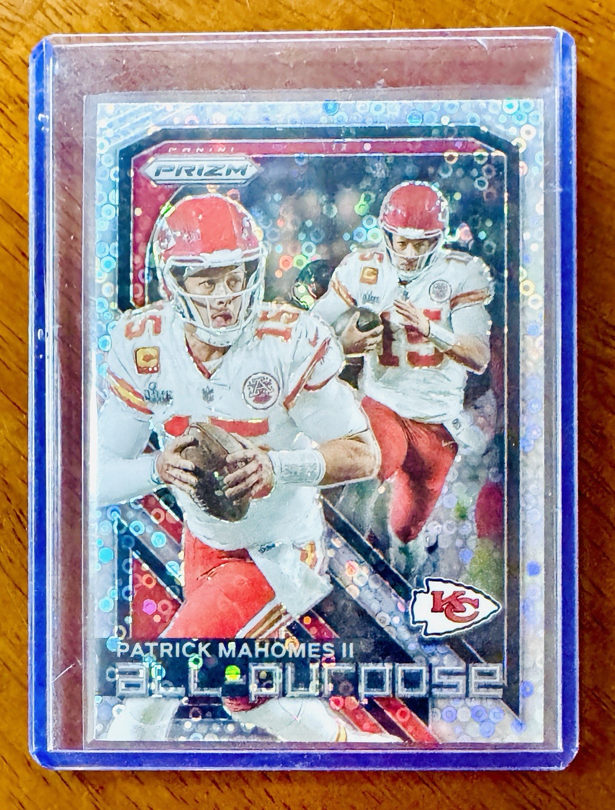 2023 Panini Prizm All Purpose #ALP-PM Patrick Mahomes NO HUDDLE PRIZM DISCO SP