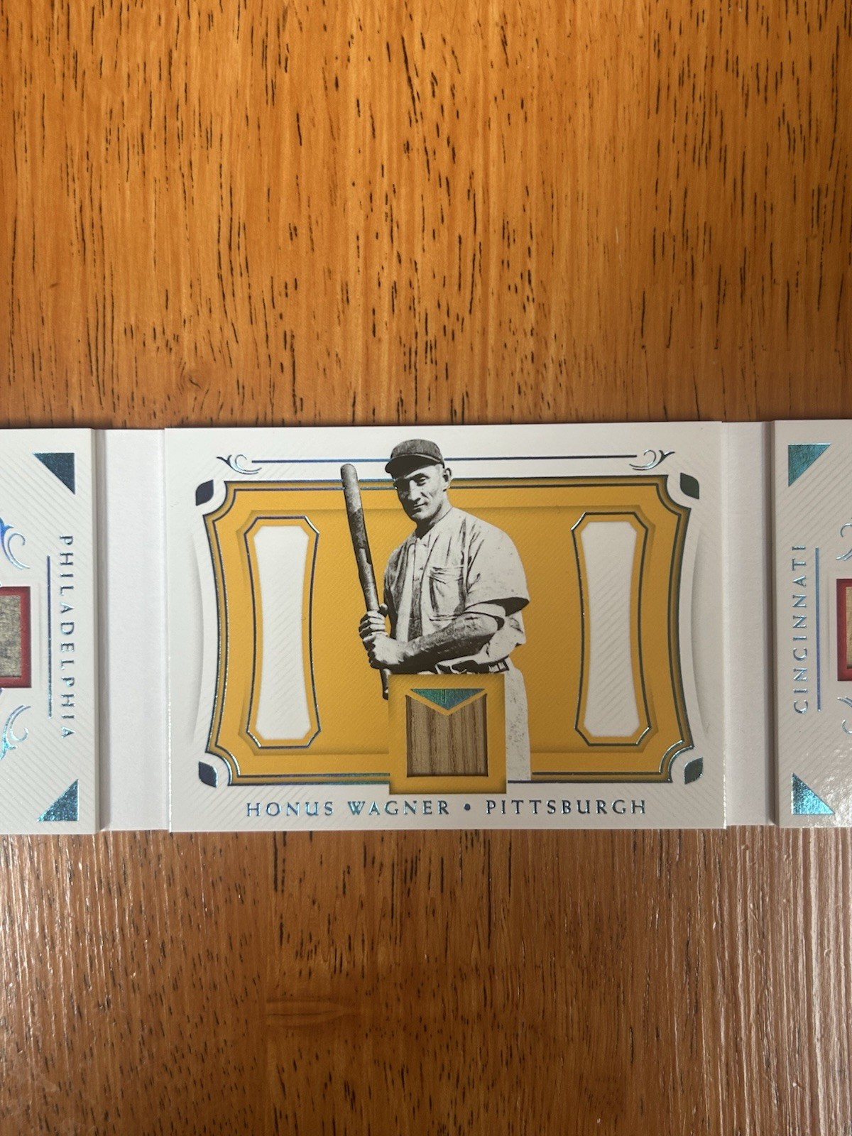 2018 National Treasures Honus Wagner Lefty O’Doul Miller Huggins Relic Book /25