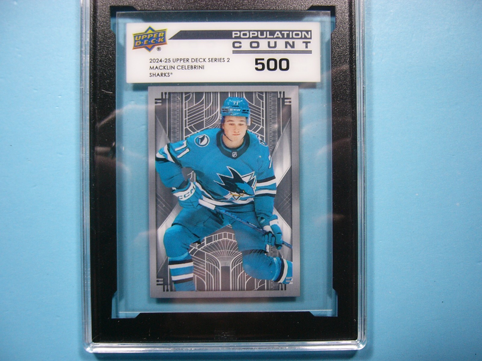 2024/25 UPPER DECK POP COUNT 500 HOCKEY #PC-42 MACKLIN CELEBRINI ROOKIE KSA 10