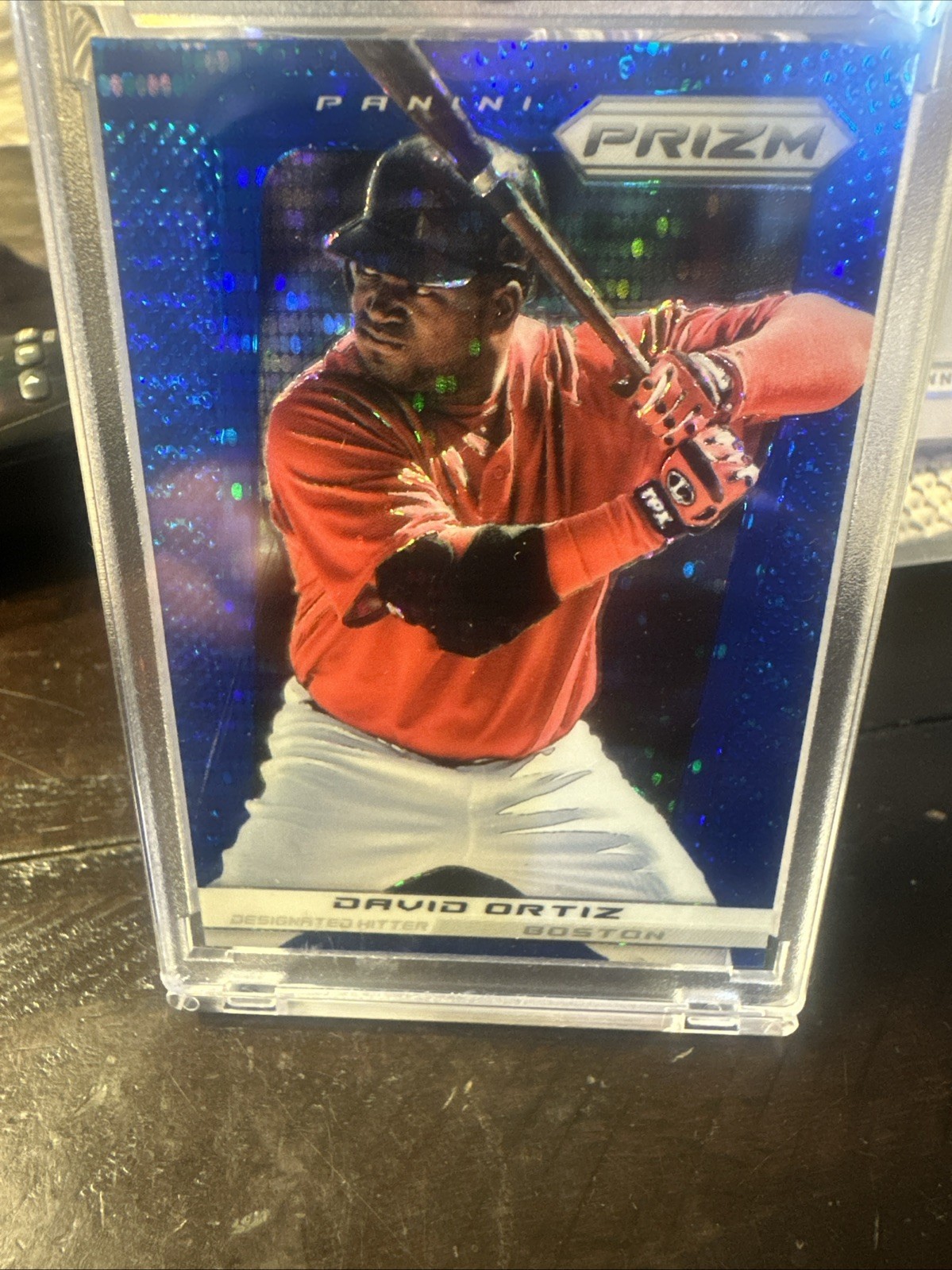 2013 Panini Prizm 29 David Ortiz Blue Pulsar Mint MLB Boston Red Sox