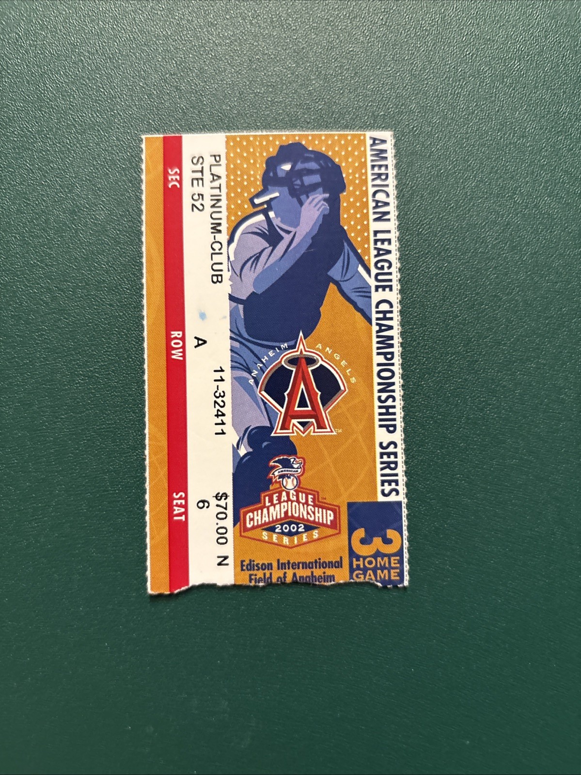 Mike Piazza 420th HR Angels ticket stub lot 2002 ALCS Gm 5 Adam Kennedy 3 HR