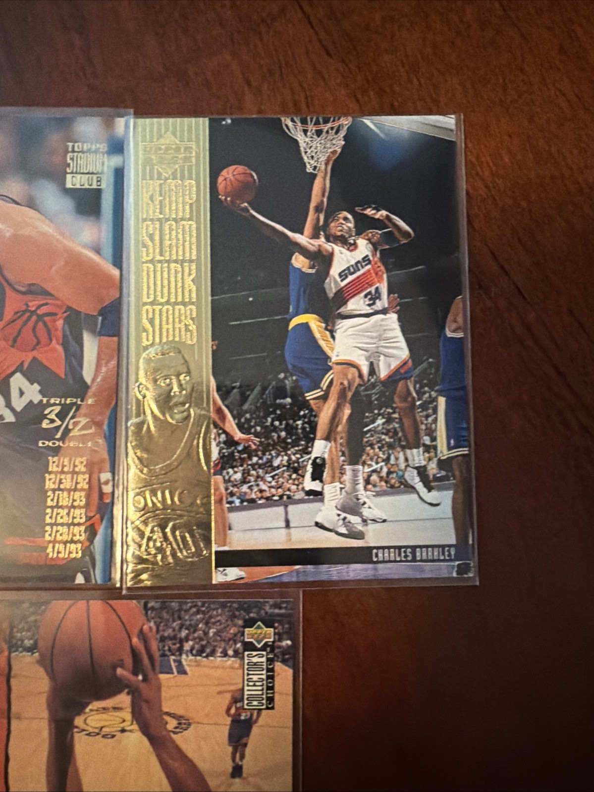 5 Various Charles Barkley Basketball Cards Inserts And Base Cards