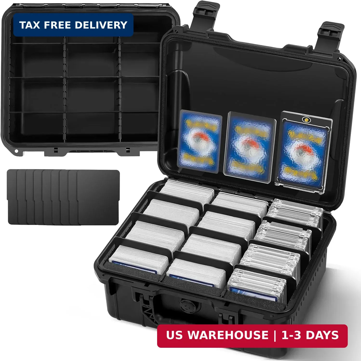 Toploader Storage Box for 3″ x 4″ 35PT Rigid Card Holder,Also fit Magnetic Card