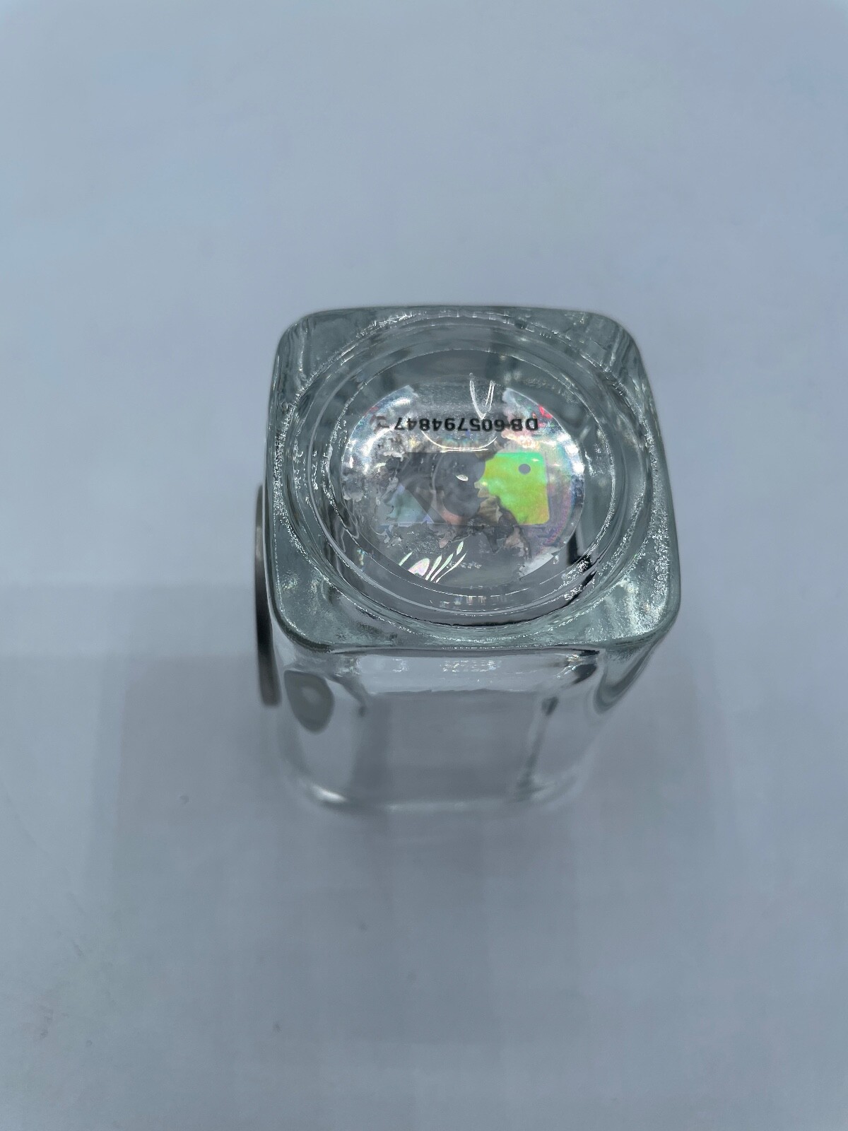 Chicago Cubs Glass Square Shot Glass Pewter Metal Logo