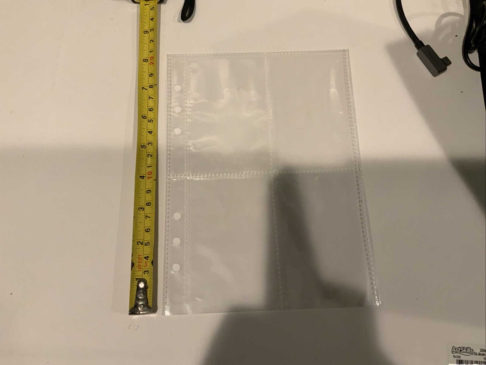 Lot Of 25 photocard binder sleeves 3×4 4 Slot 6 Ring Binder Pages. F