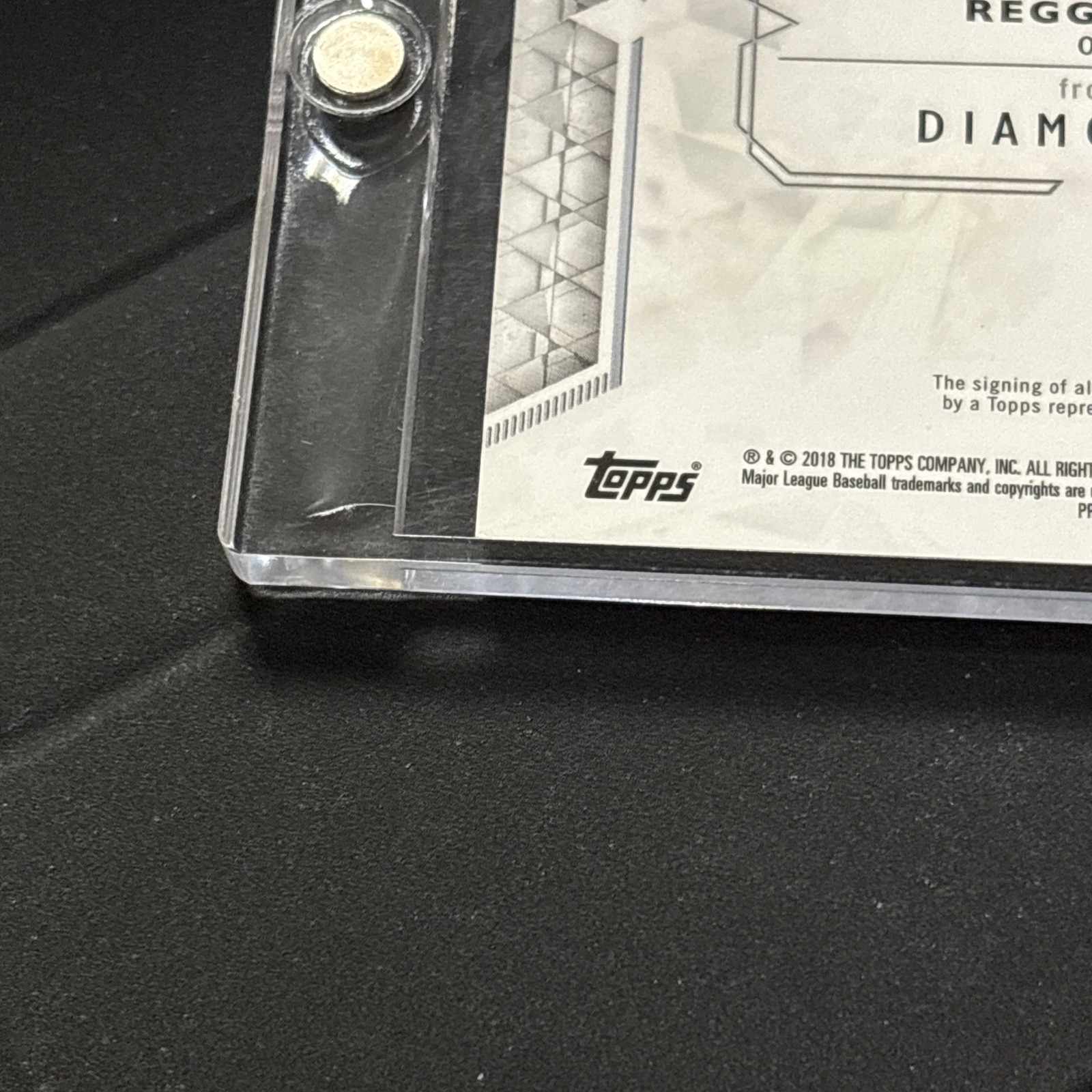 Reggie Jackson 2018 Topps Diamond Icons Auto Signed on Card #10/25 Yankees HOF