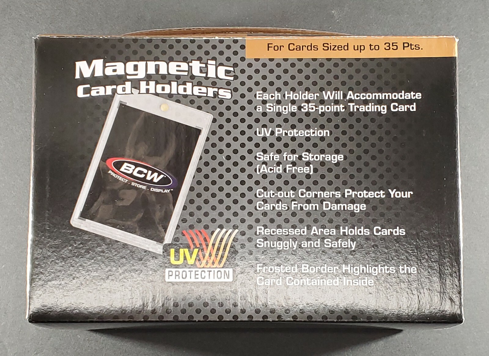 (20) BCW 35pt Magnetic Card Holders One Touch 35 pt 35 Point – Full Box