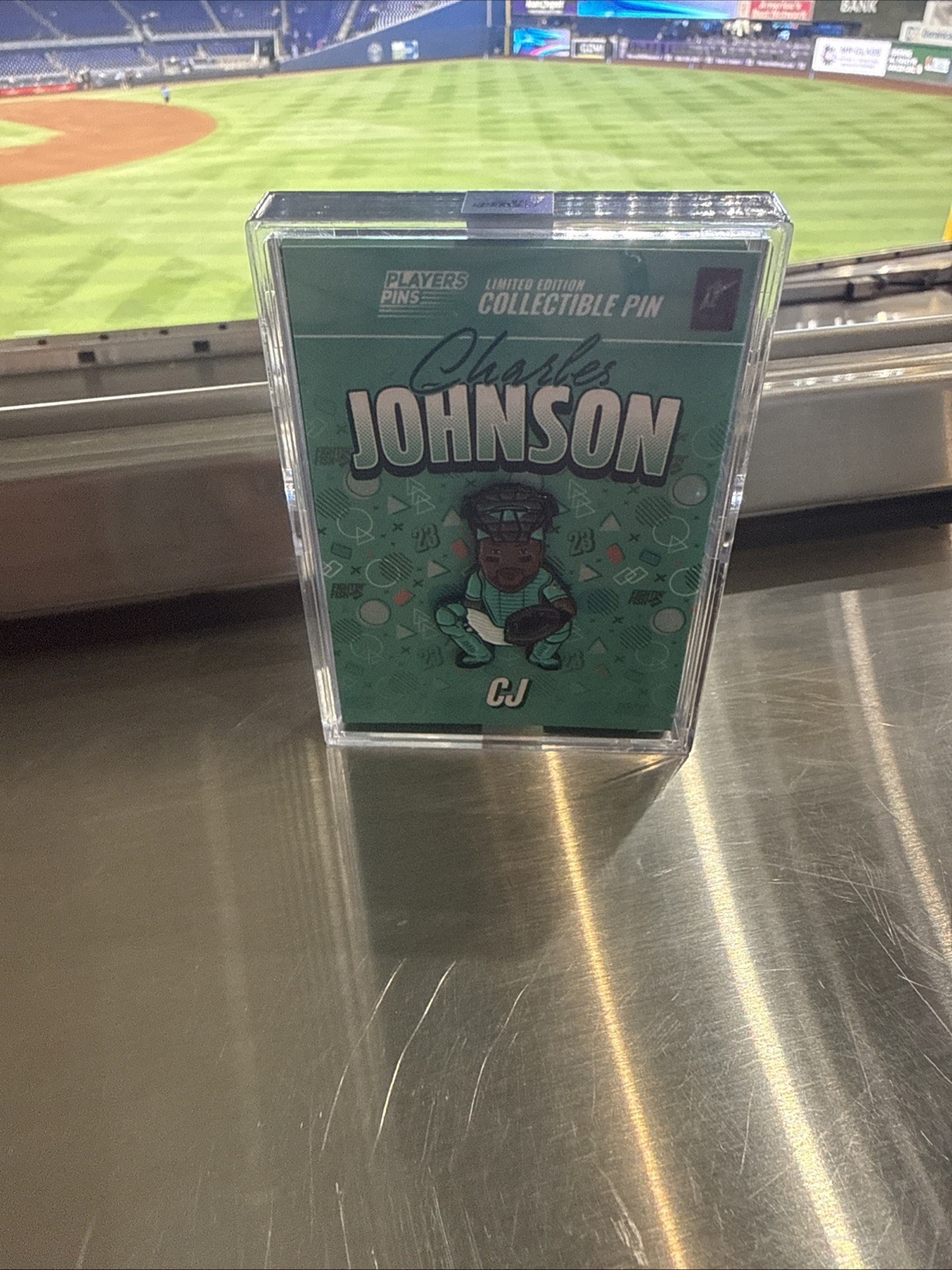 Charles Johnson – Legends Pin – Miami Marlins – Players Pin – Limited Edition