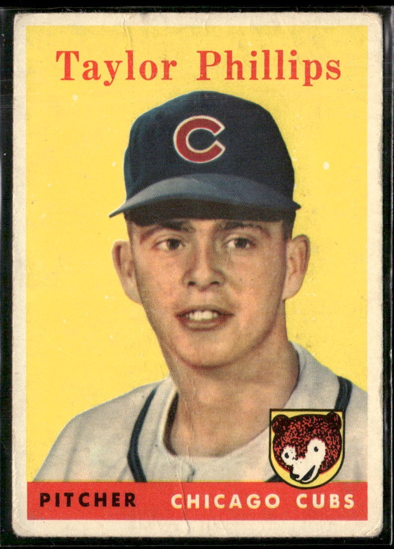1958 Topps #159 Taylor Phillips Cubs