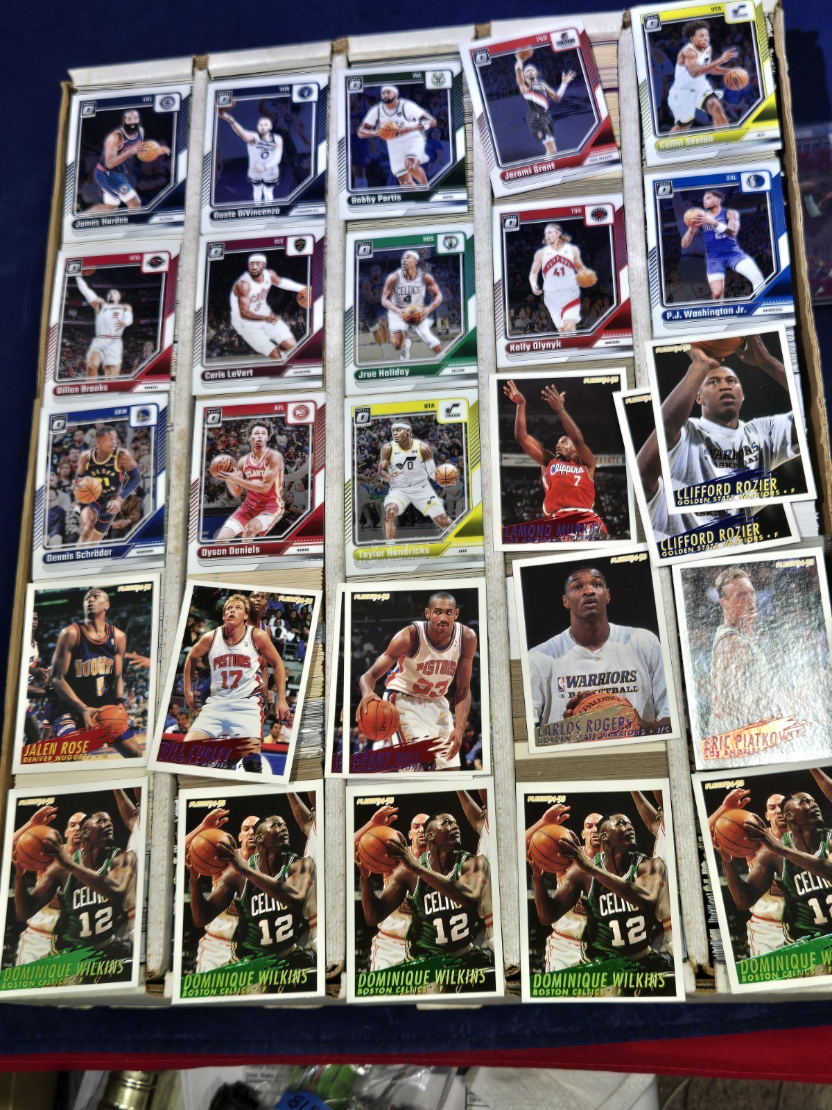 5500+ Sports Card Lot Monster Box NFL NBA MLB Unsearched Prizm Optic Chrome Lot