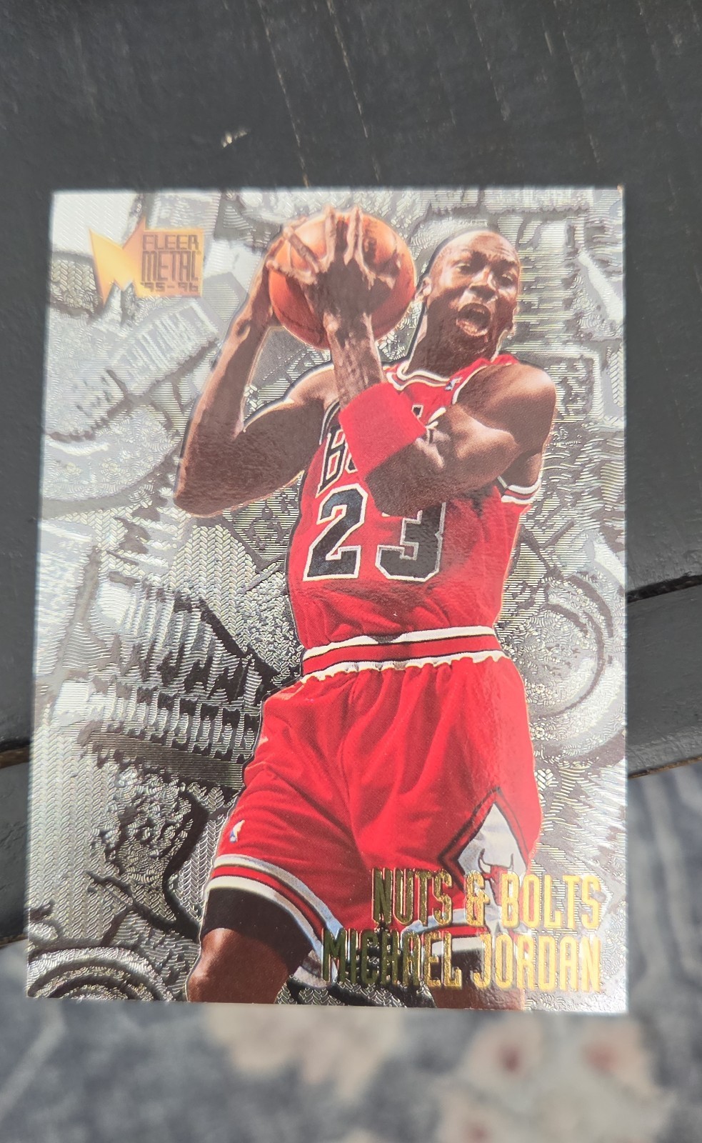 1995-96 Fleer Metal – Nuts & Bolts Michael Jordan #212