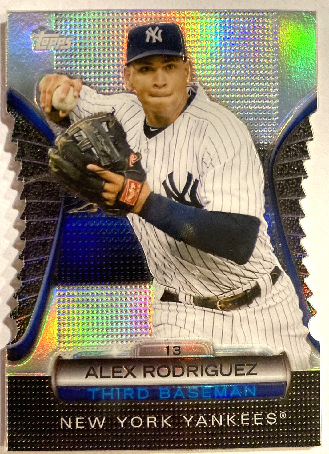 2012 Topps Golden Moments Giveaway Contest Die Cut Alex Rodriguez #GMDC-37