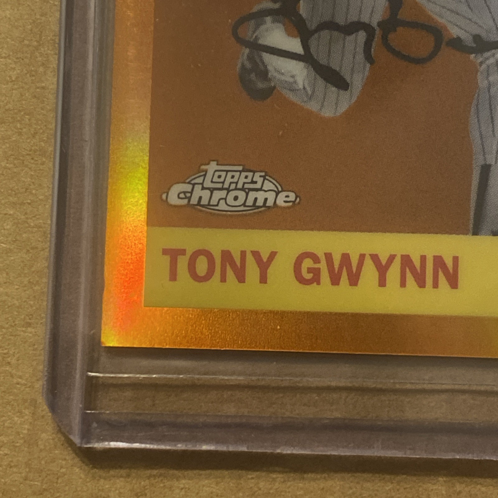 2025 Topps Chrome Platinum Tony Gwynn #431 Orange Refractor /25 San Diego Padres