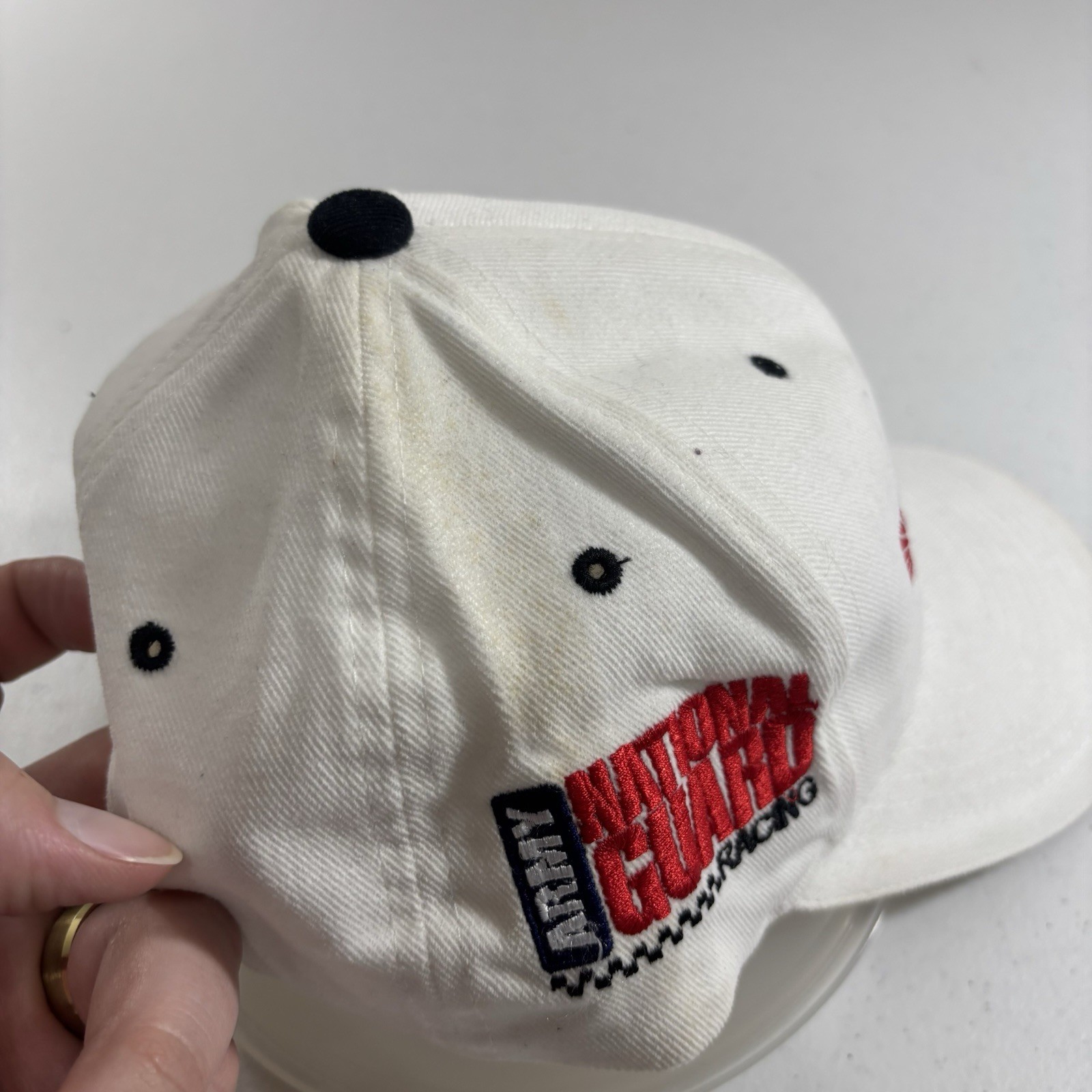 VTG Greg Biffle Jackson Hewitt Tax 16 Hat Cap Strapback National Guard Yupoong
