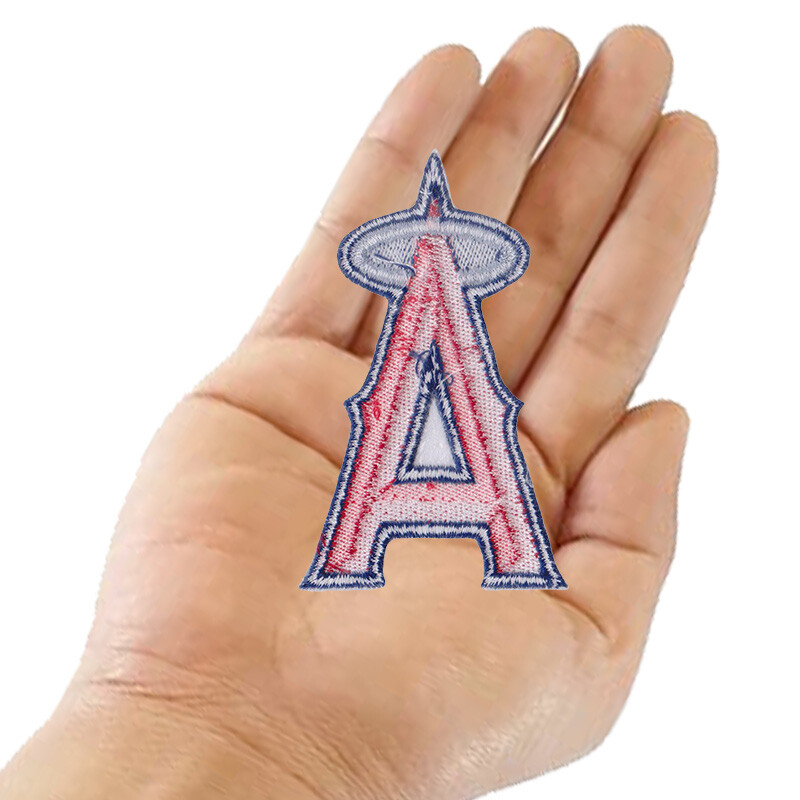 Wholesale Los Angeles Angels Baseball Logo Size 2.0″x3.5″ Sew Iron On Patches