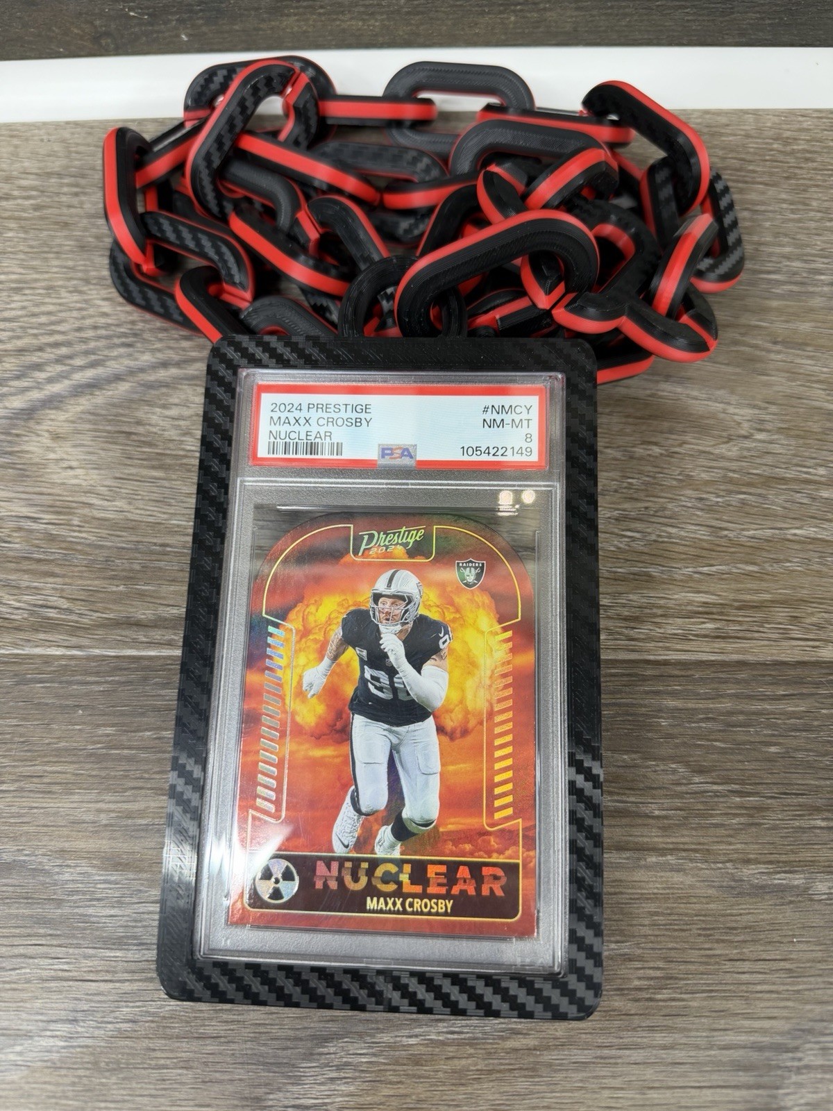 PSA GRADED SLAB CARD CHAIN AND PENDANT