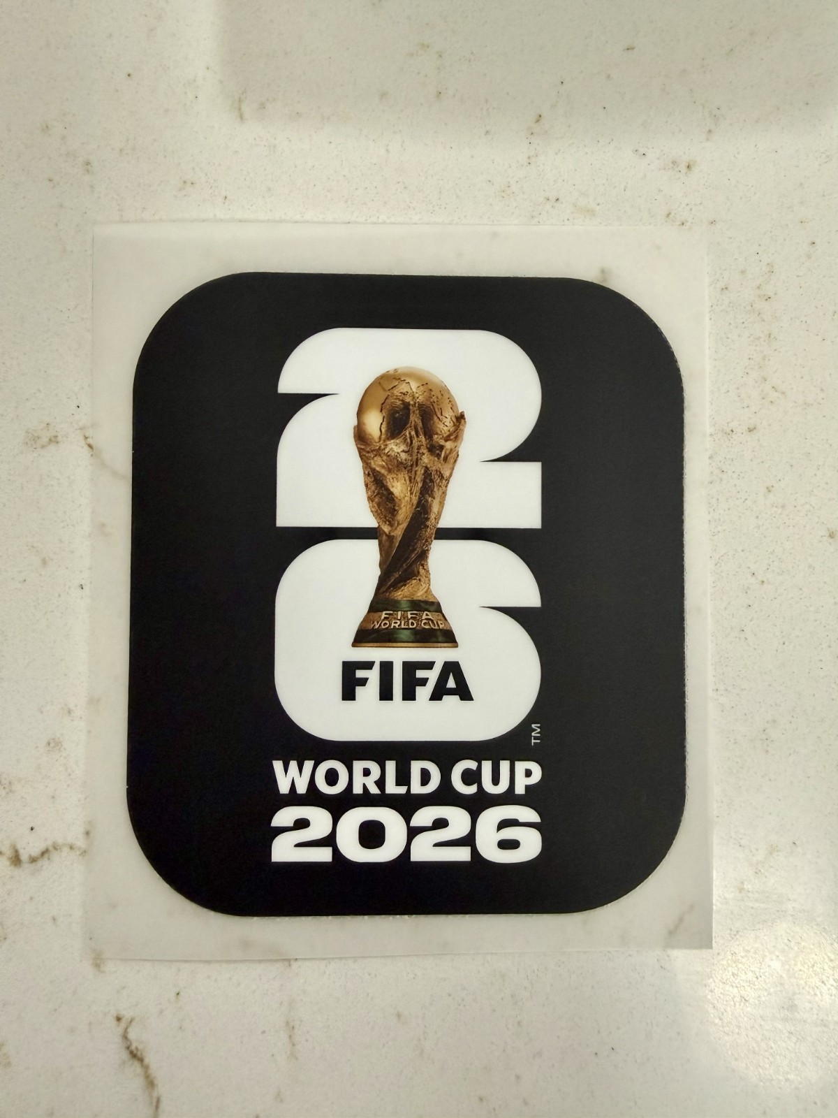 2026 World Cup Jersey Patch Iron Gold White Black Soccer Badge Mundial 2026