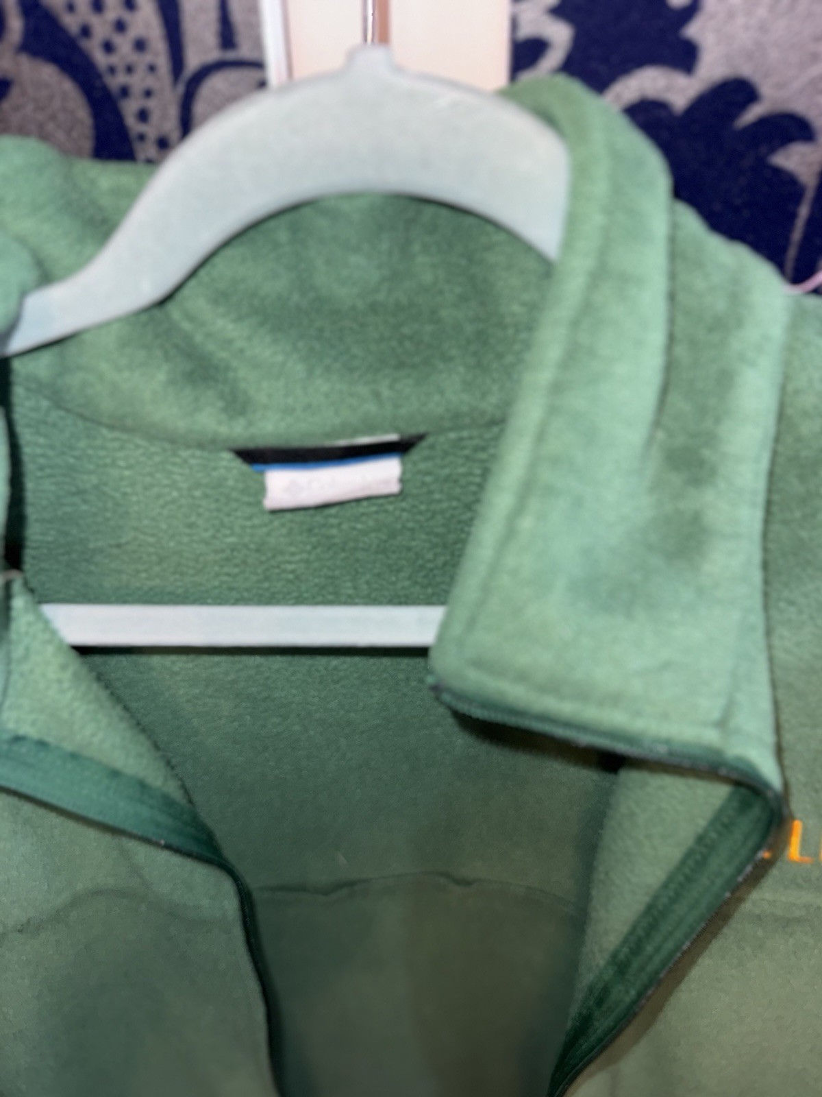 Baylor Bears Fleece Jacket Mens XL Green Columbia Broken Zipper (WTF27)