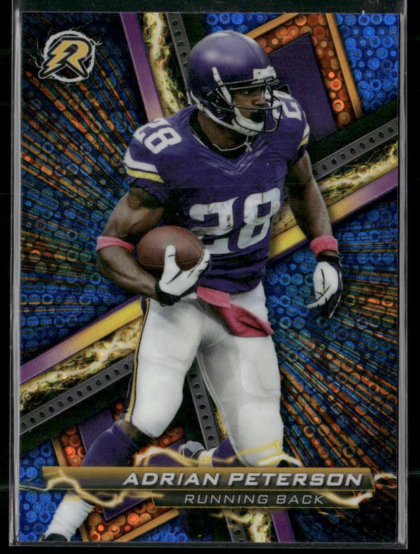 2023 Topps Composite #84 Adrian Peterson Resurgence Blue and Orange Spark