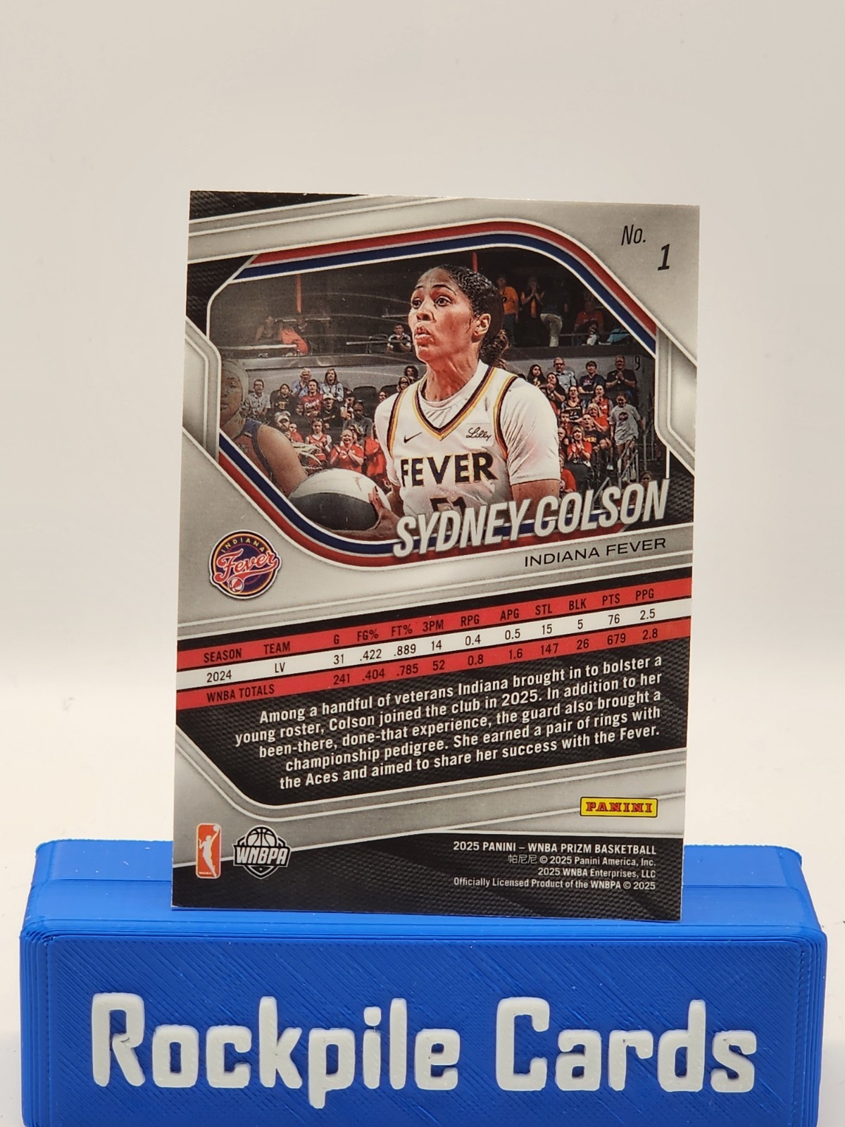 2025 Panini Prizm WNBA – Sydney Colson #1