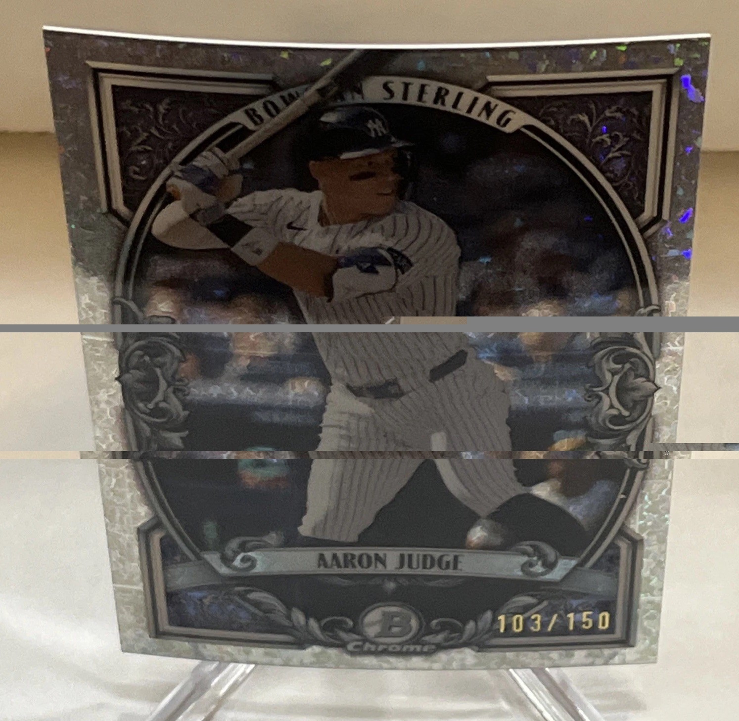 2026 Bowman Chrome Aaron Judge Bowman Sterling #BST-4 YANKEES /150 Mini Diamond