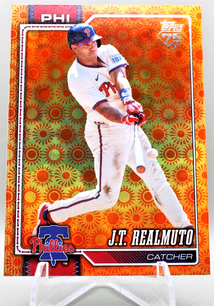 2026 Topps Series 2 – Holiday Sun Foil J.T. Realmuto #363 Phillies