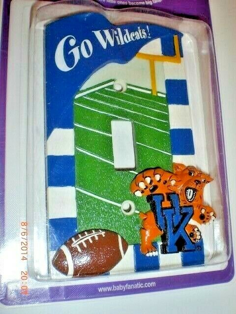 University College Football NCAA Kentucky Wildcats Light Switch Resin PlateCover