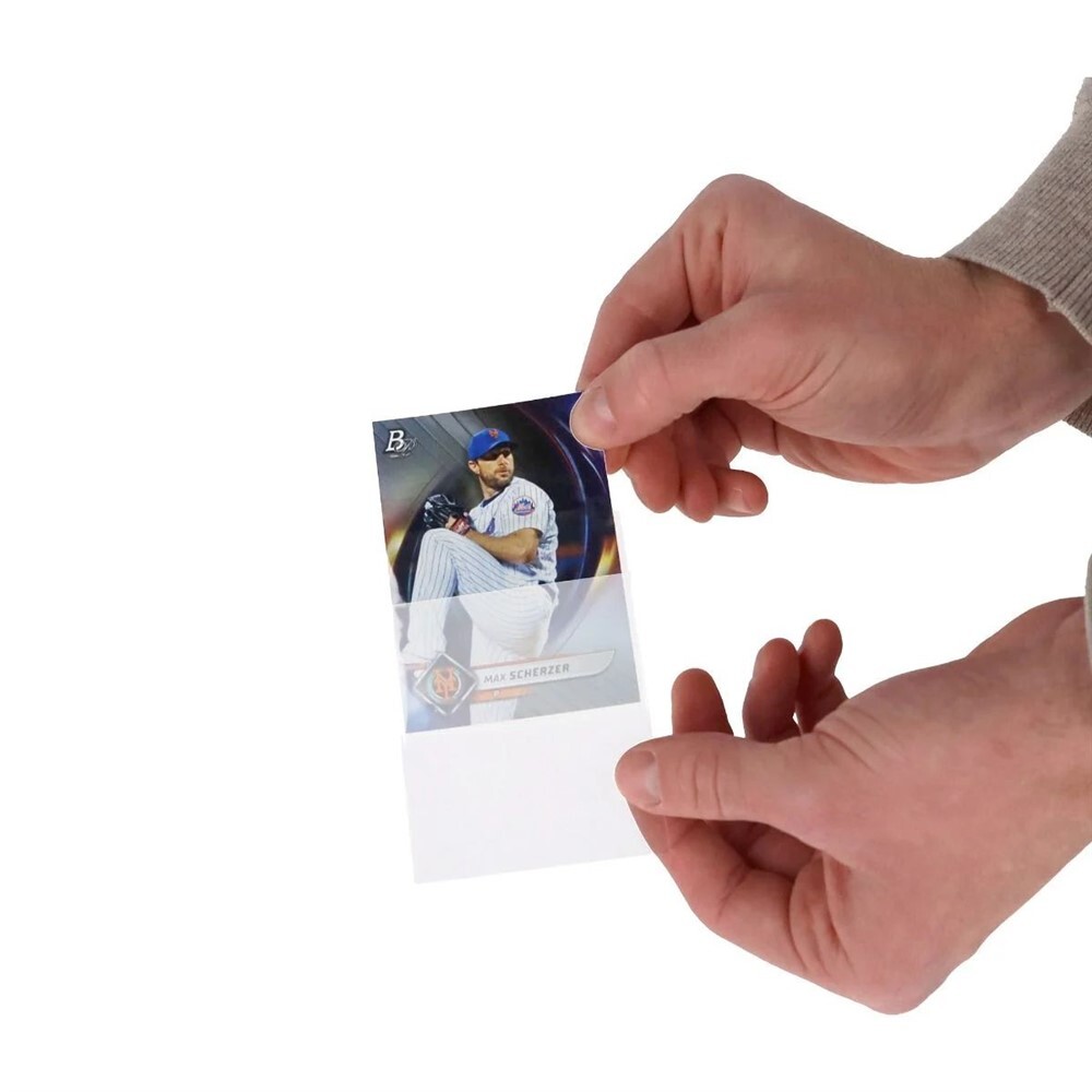 Bulk Pack of 1000 BCW Soft Poly Trading Card Sleeves – 2 5/8 x 3 5/8