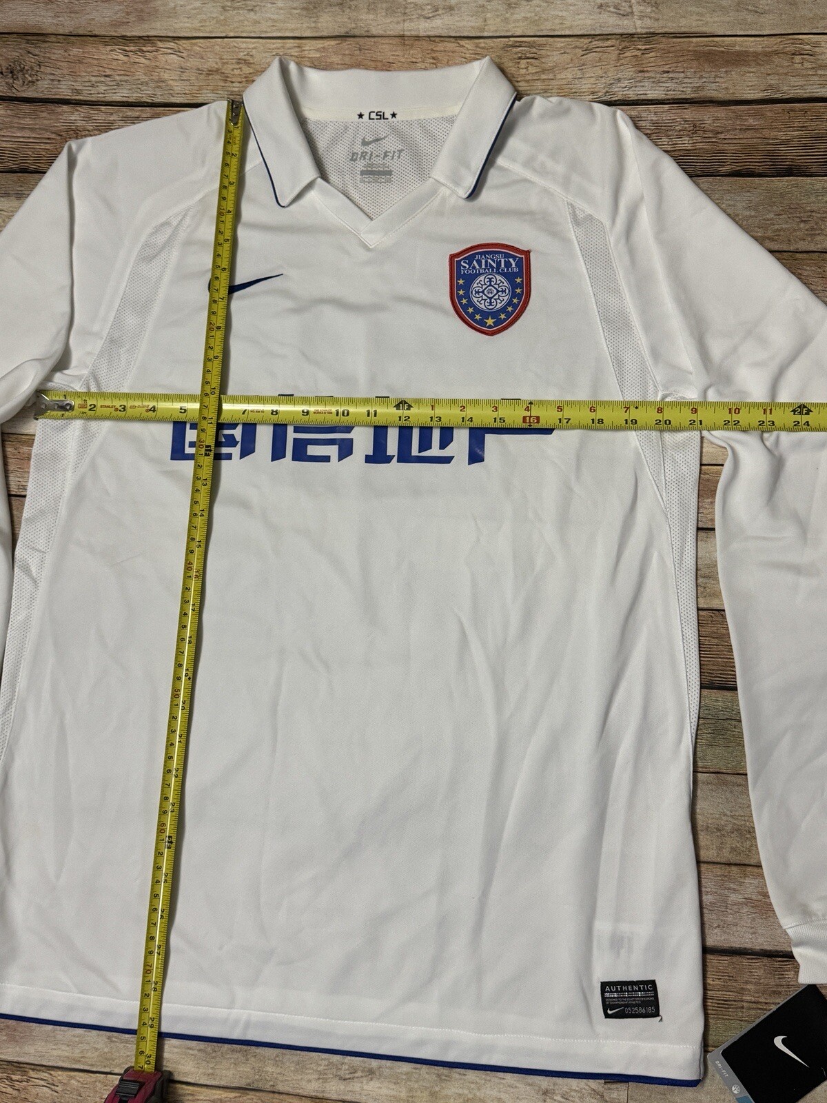 Player Version Jiangsu Sainty FC 2011 Jersey #39 Kamoliddin Tadjiev Nike Soccer
