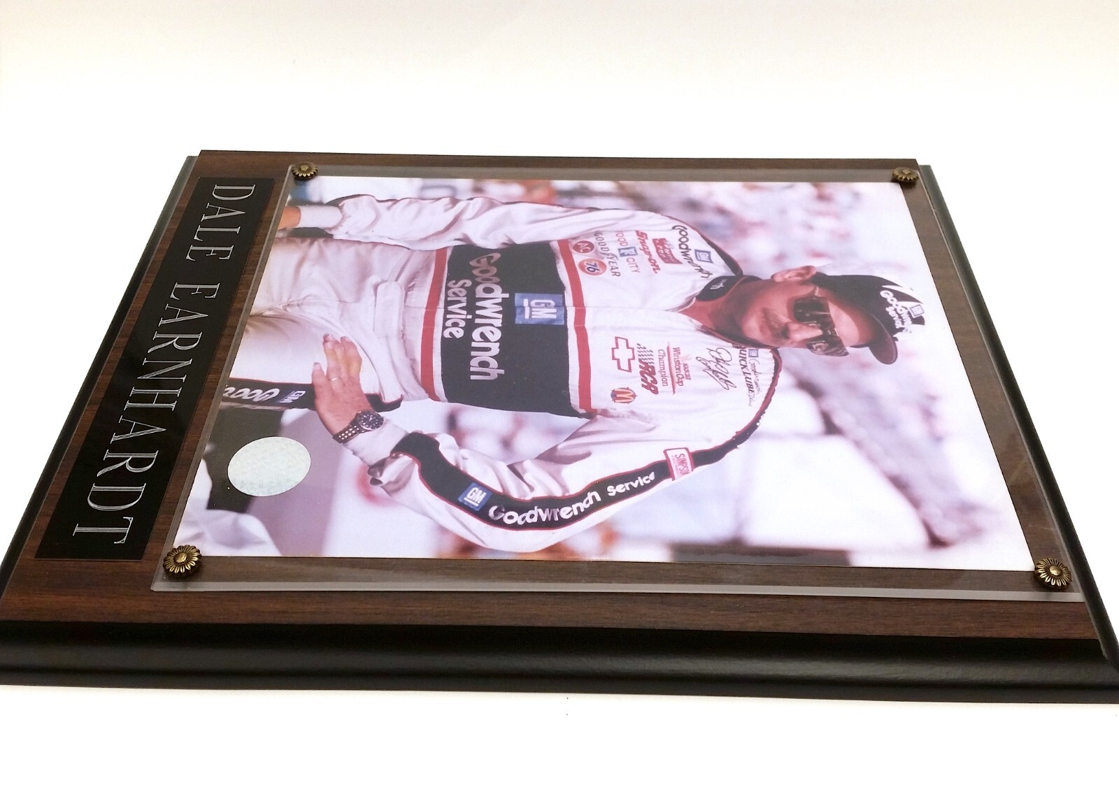 Dale Earnhardt Racing Reflections Licensed 8×10 Photo 13 inch x 10.5 inch Plaque