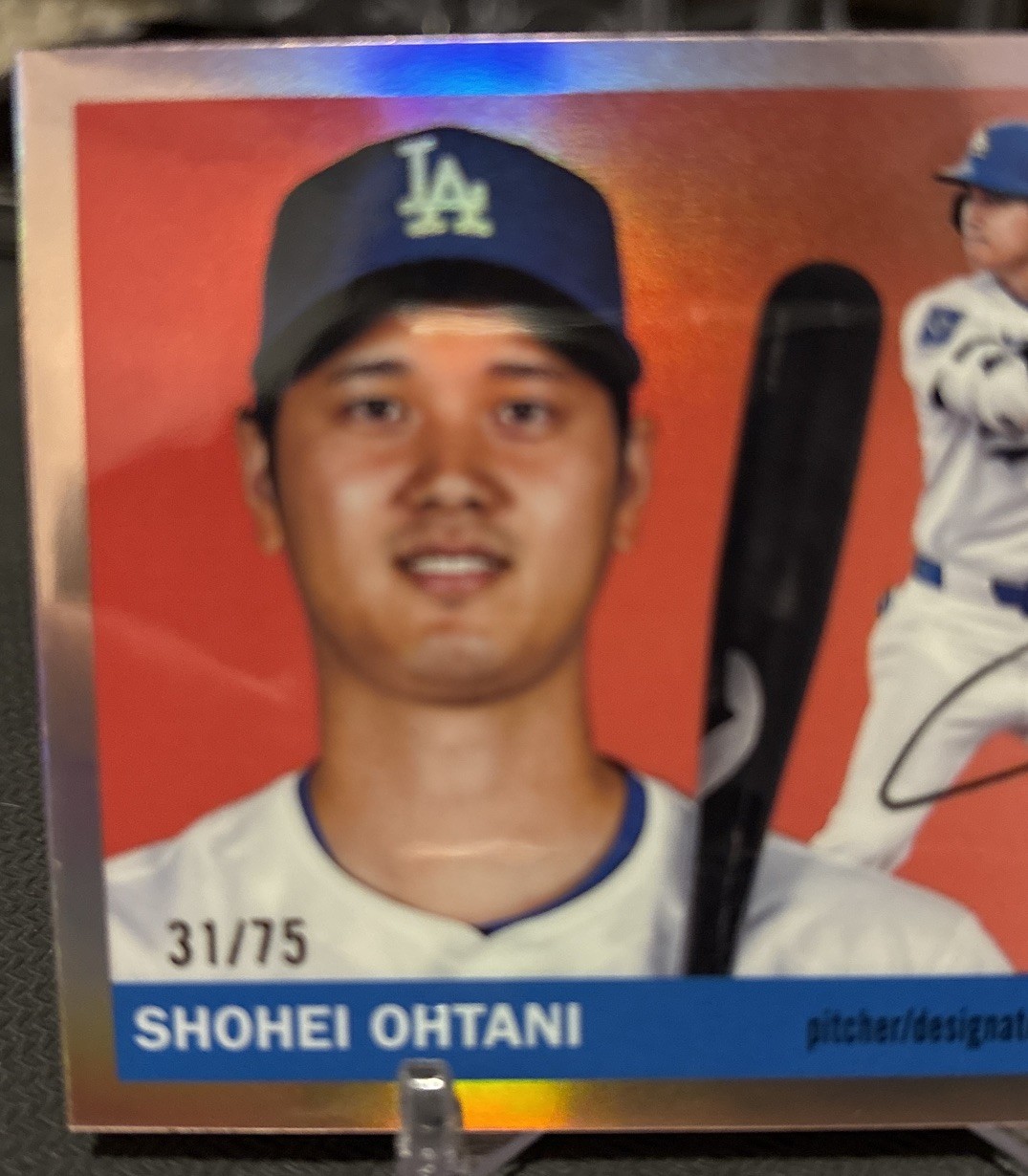 2025 Topps Chrome Platinum Anniversary Shohei Ohtani Rose Gold Refractor /75