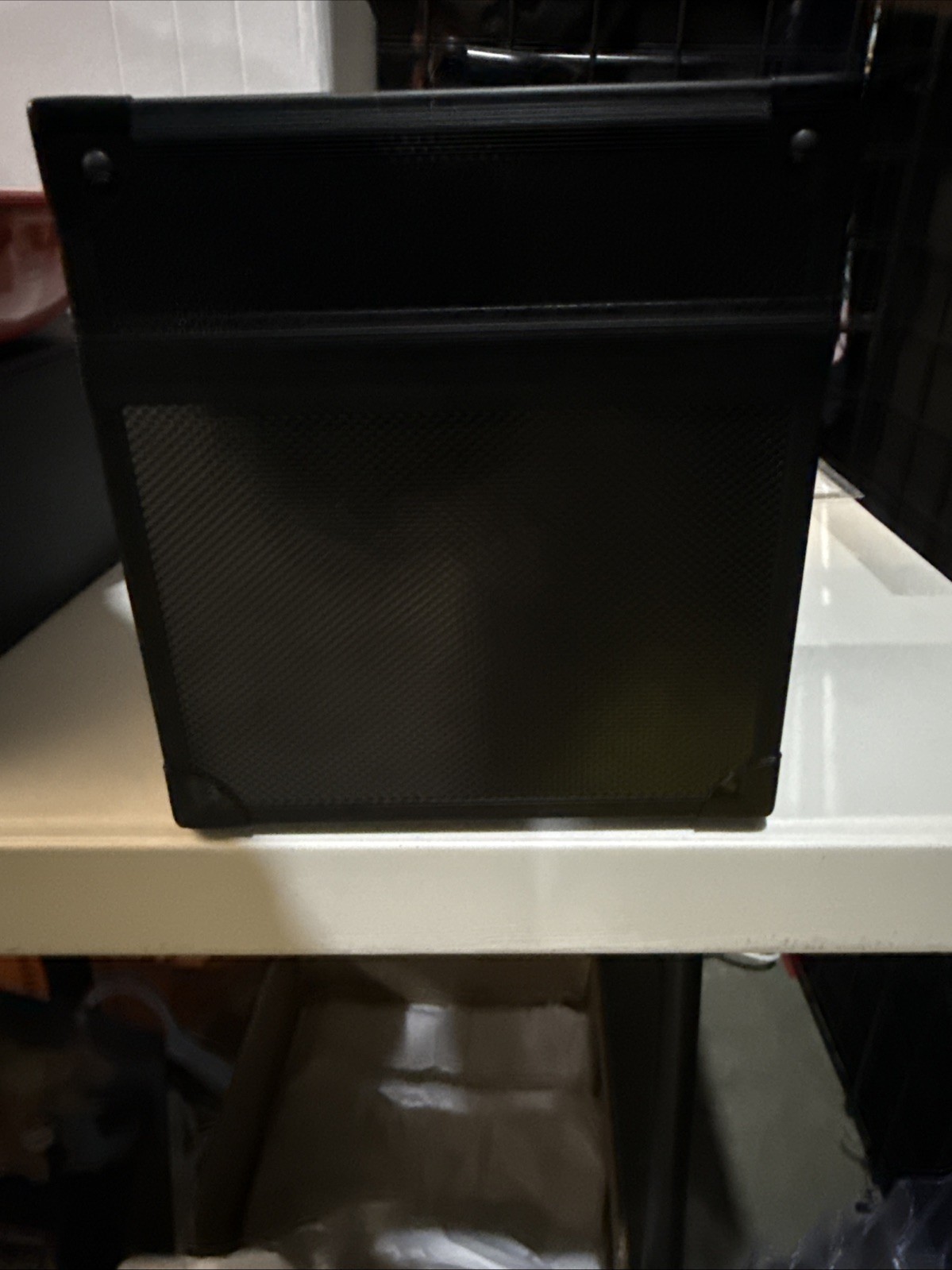 Locking Black Storage Box Case w/ Metal Latch – Collectibles / Cards / Cash