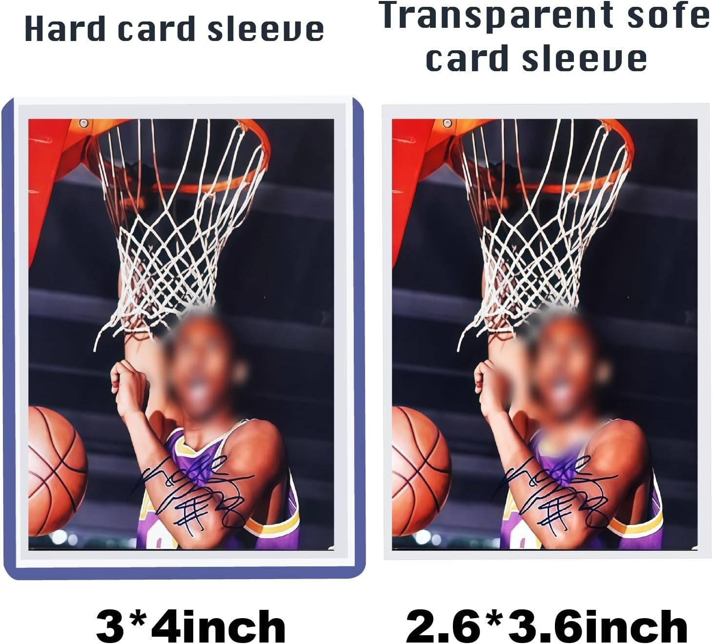 200 Trading Card Sleeves & Holders – 100 Hard 3″x4″ Toploaders + 100 Soft Penny.
