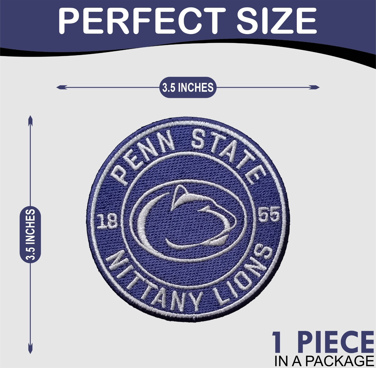 Penn State Nittany Lions NCAA Team Logo Iron On Patch-Sew Patch-Embroidered