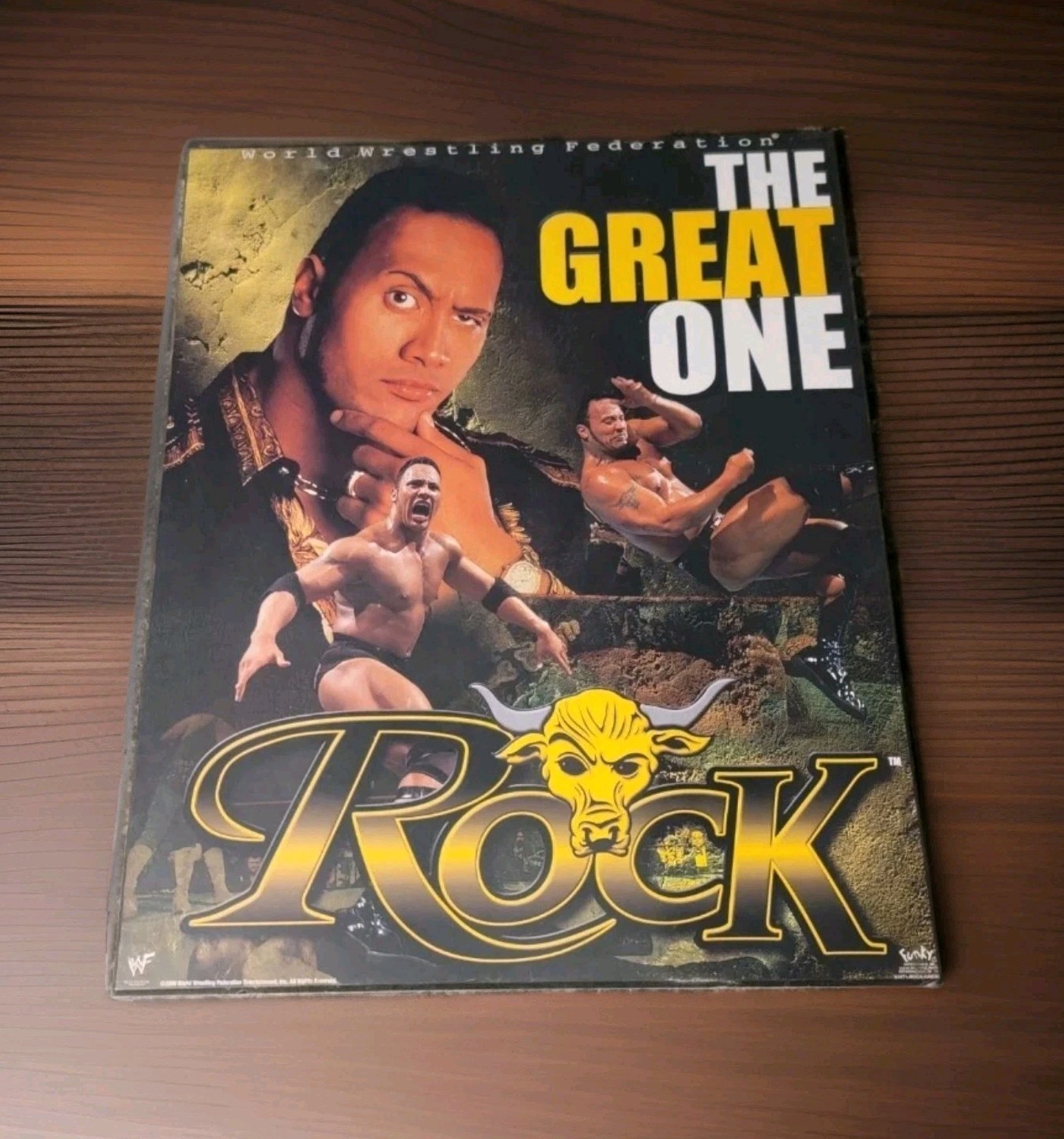 Vintage 2000 WWE The Rock The Great One Poster New Sealed Rare Starline