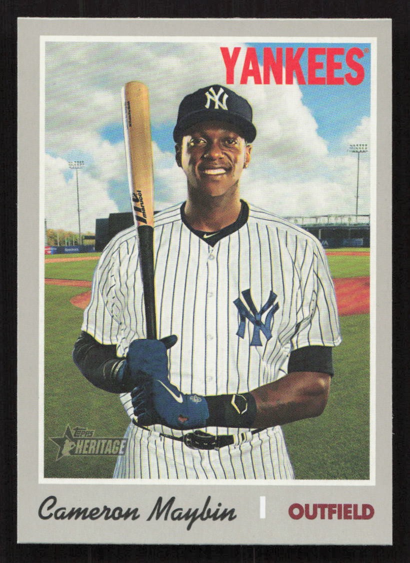 2019 Topps Heritage Cameron Maybin #710 Card